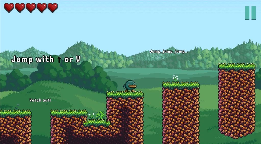 Melosial Screenshot - Jumping platforms